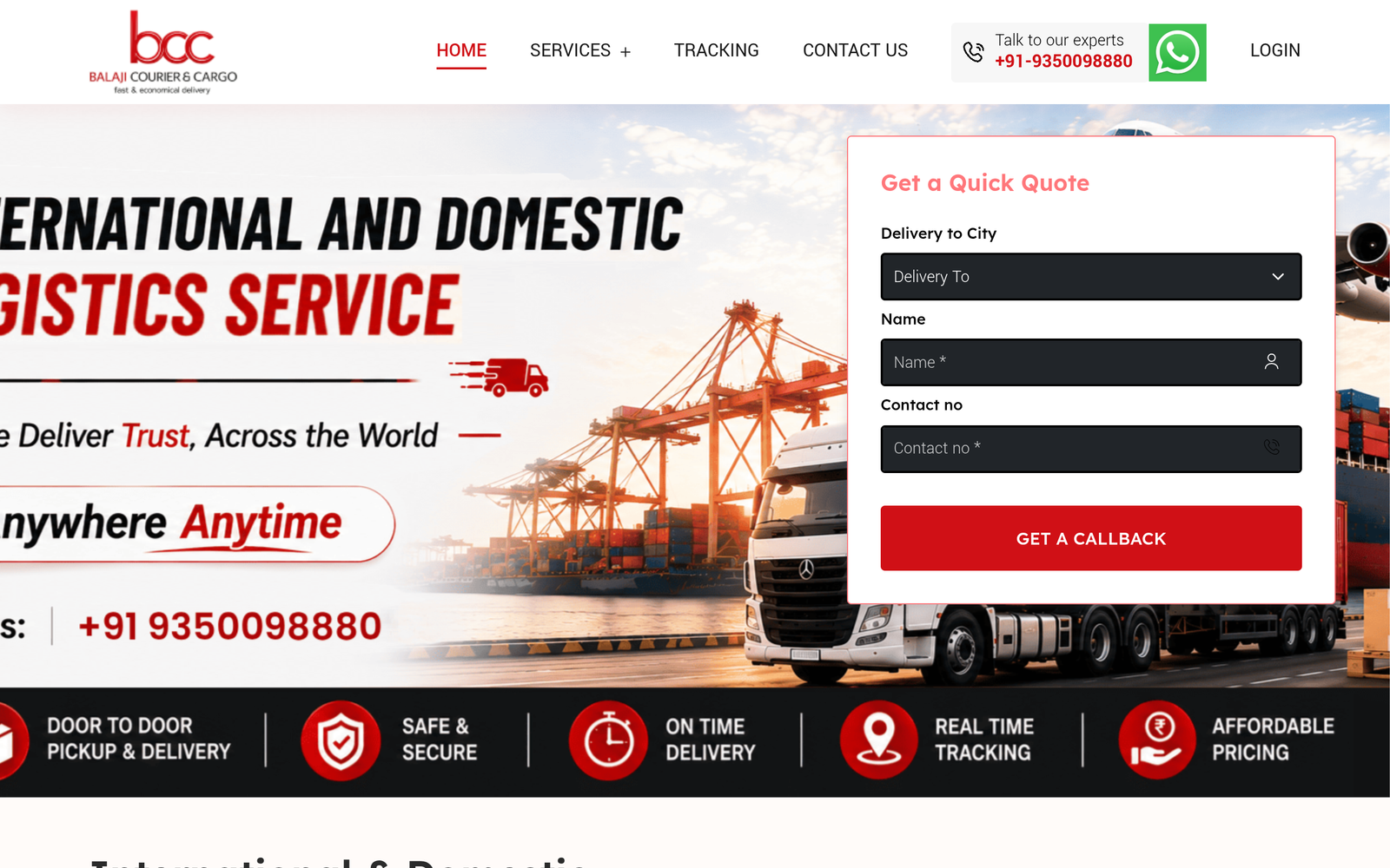 Balaji Courier Services | Worldwide Shipping