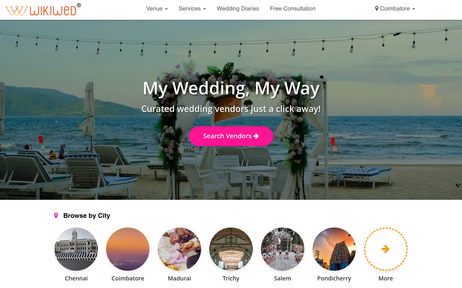 WikiWed - Wedding Halls Coimbatore, Kalyana Mandapams