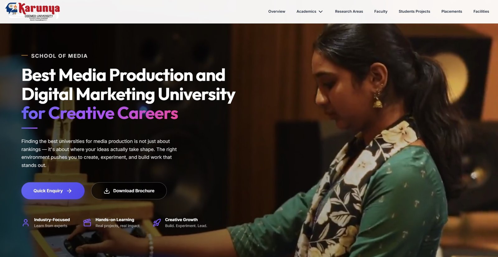 School of Media| Karunya Institute of Technology and Sciences