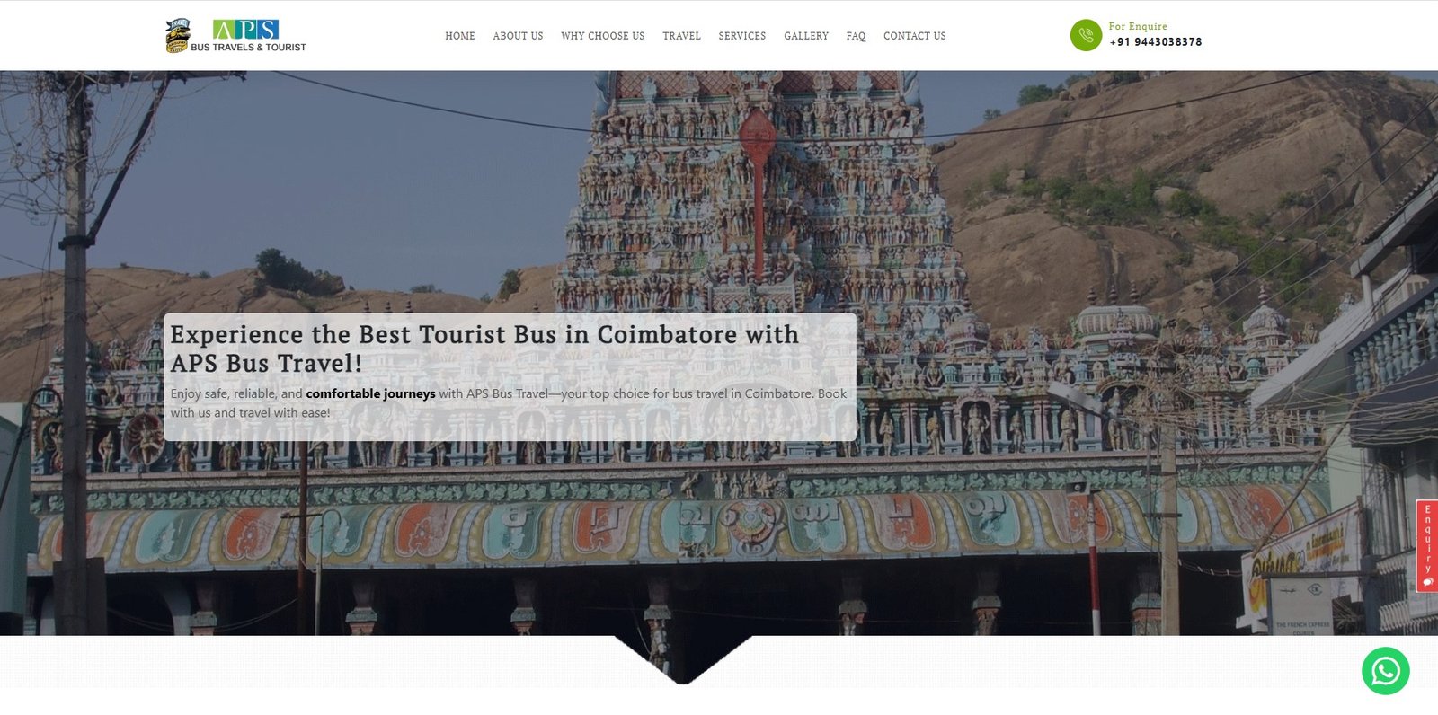 Best Tourist Bus in Coimbatore | APS Bus Travel Services