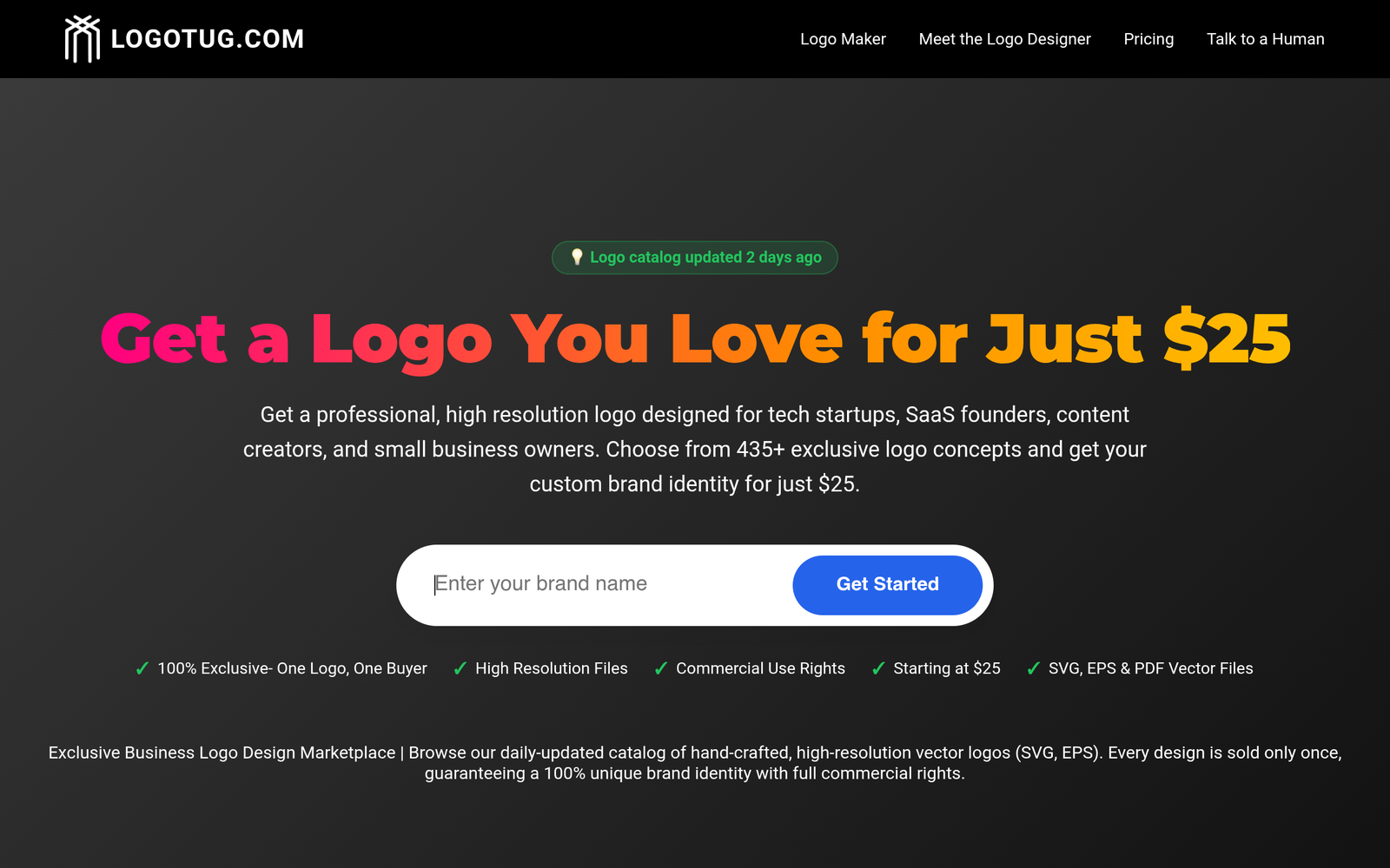 Professional Business Logo Design Online for $25 | LogoTug